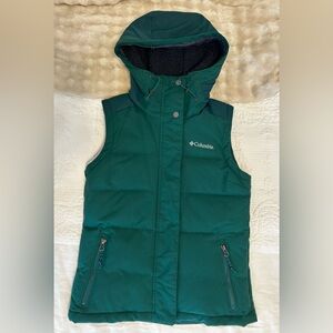 Columbia Hooded Down Vest